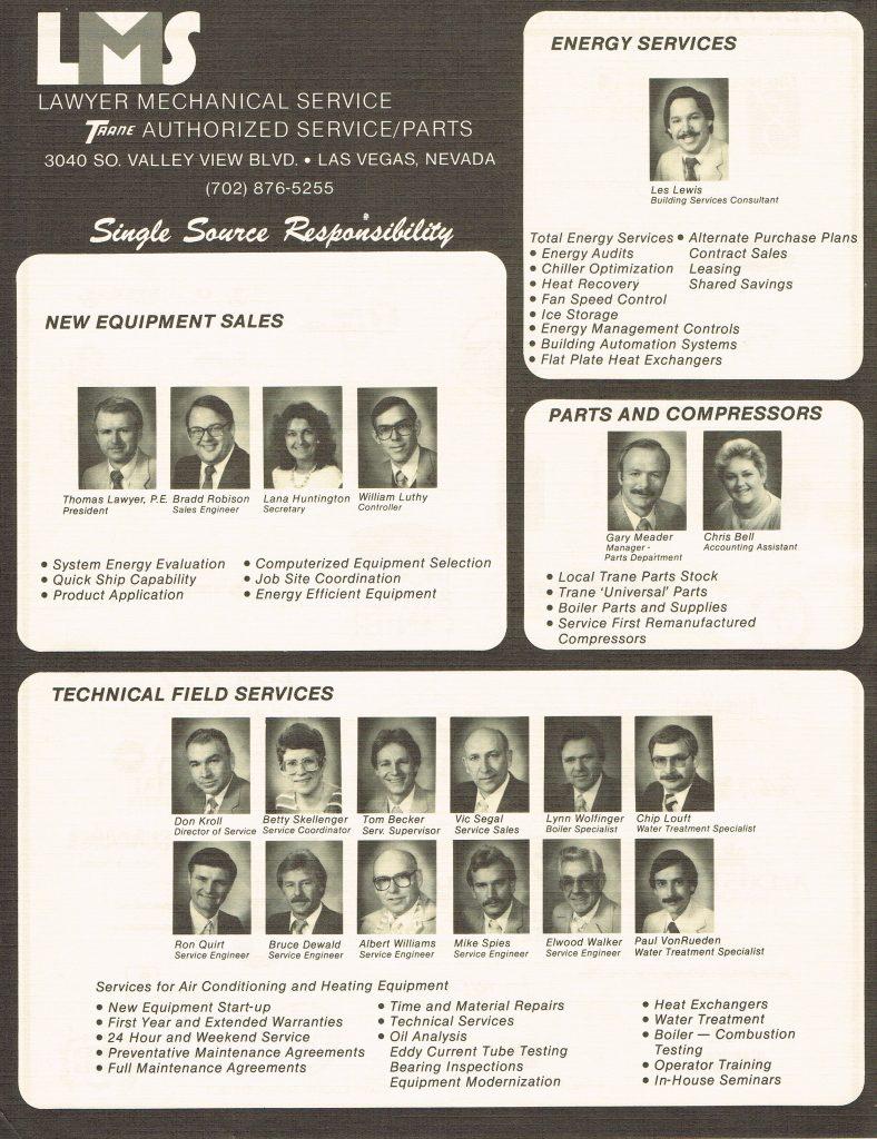 A new name arises after Lawyer Trane Service Agency and ACME Boiler merge, LMS (Lawyer Mechanical Services)