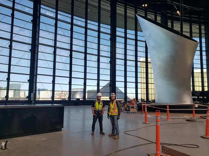 LMS Controls team at Allegiant Stadium